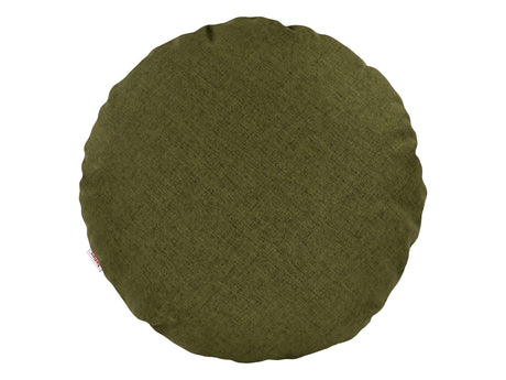  beties Wunschton Kissenhülle Organic Grün 60 cm rund – vorderansicht 