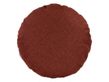  beties Wunschton Kissenhülle Rusty Bordeaux 40 cm rund – vorderansicht 