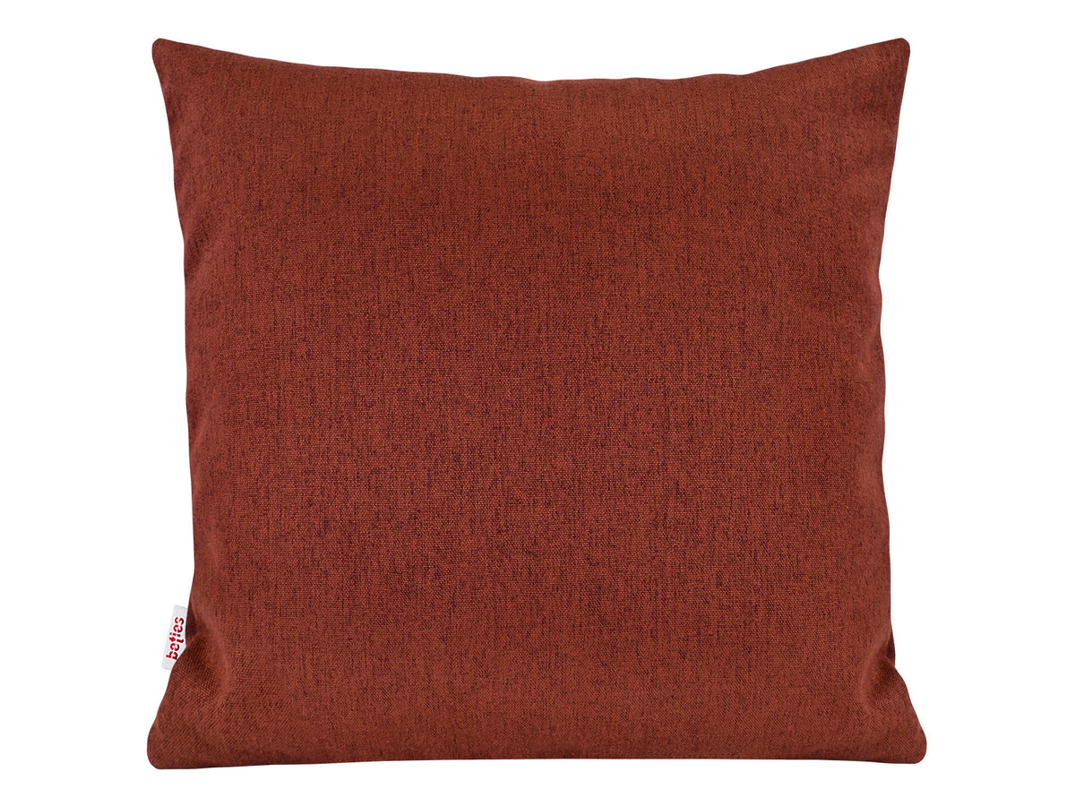  beties Wunschton Kissenhülle Rusty Bordeaux 40x40 cm – vorderansicht 