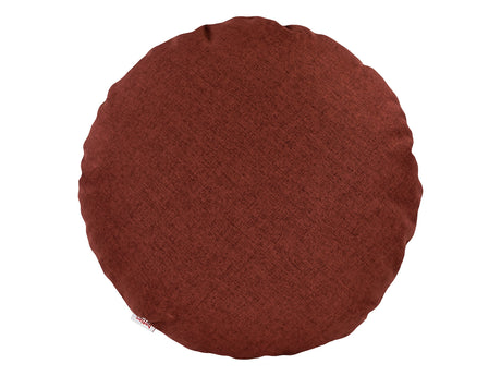  beties Wunschton Kissenhülle Rusty Bordeaux 50 cm rund – vorderansicht 