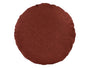  beties Wunschton Kissenhülle Rusty Bordeaux 60 cm rund – vorderansicht 