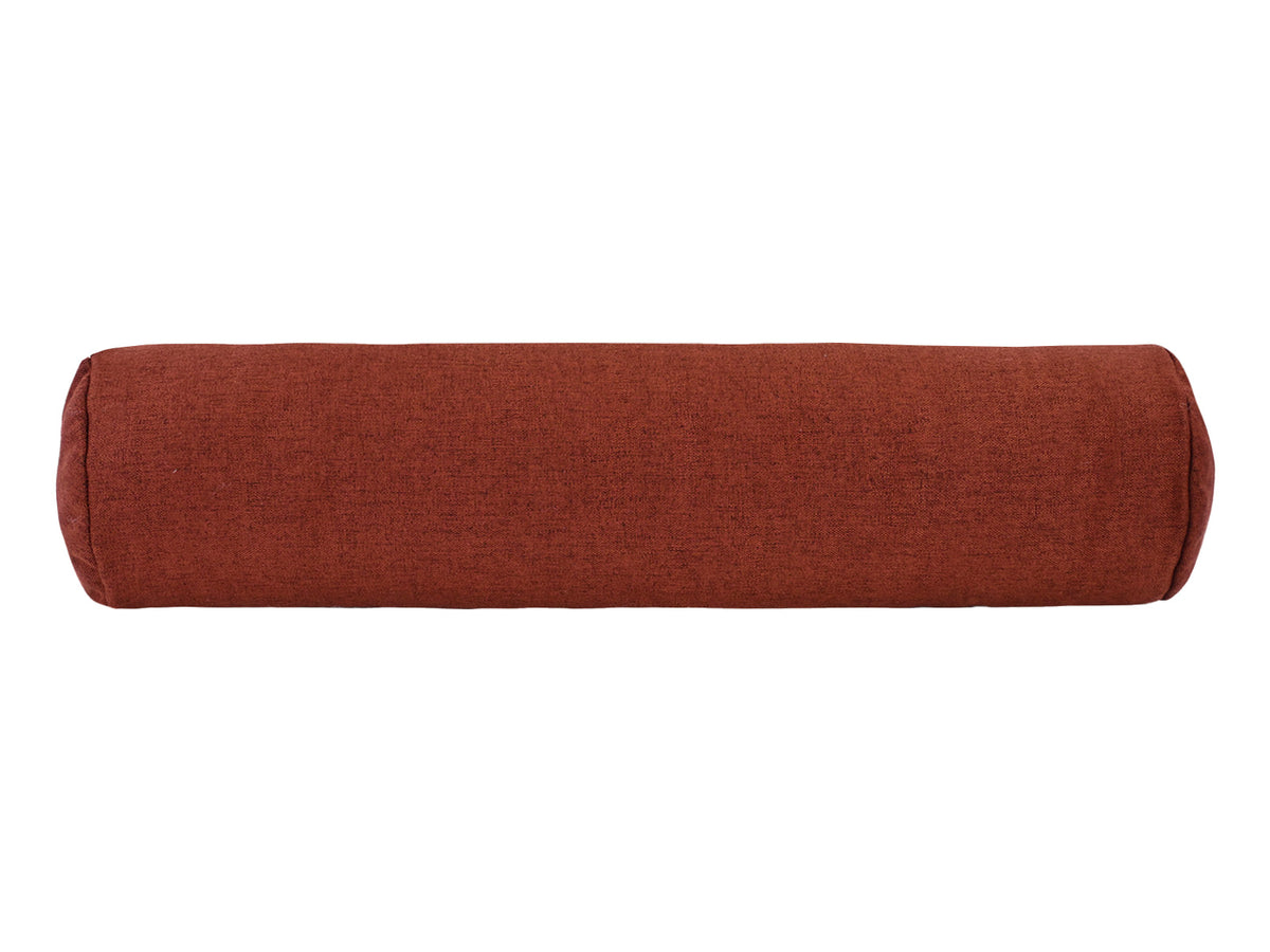  beties Wunschton Nackenrolle gefüllt Rusty Bordeaux 13x50 cm – vorderansicht 