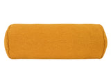  beties Wunschton Nackenrolle safrangelb 15x40 cm – vorderansicht, Möbelstoff 