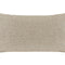 beties Wunschton Kissenhülle 30x50 cm Taupe Braun – Vorderansicht, melierter Möbelstoff Dekokissen 