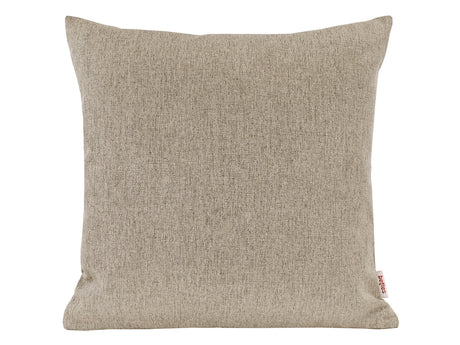  beties Wunschton Kissenhülle 40x40 cm Taupe Braun – Vorderansicht, melierter Möbelstoff Dekokissen 