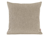  beties Wunschton Kissenhülle 45x45 cm Taupe Braun – Vorderansicht, melierter Möbelstoff Dekokissen 