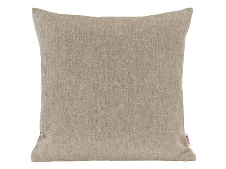  beties Wunschton Kissenhülle 45x45 cm Taupe Braun – Vorderansicht, melierter Möbelstoff Dekokissen 
