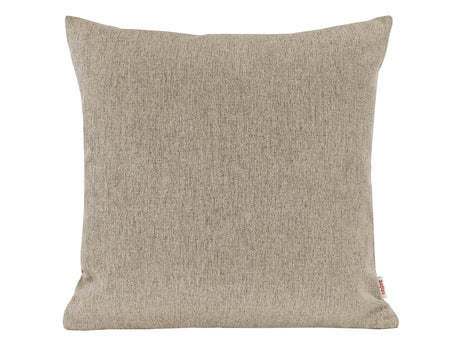  beties Wunschton Kissenhülle 50x50 cm Taupe Braun – Vorderansicht, melierter Möbelstoff Dekokissen 