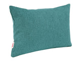  beties Wunschton Kissenhülle 25x35 cm Teal Petrol – Schrägansicht, melierter Möbelstoff 