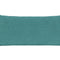 beties Wunschton Kissenhülle 30x70 cm Teal Petrol – Vorderansicht, melierter Möbelstoff