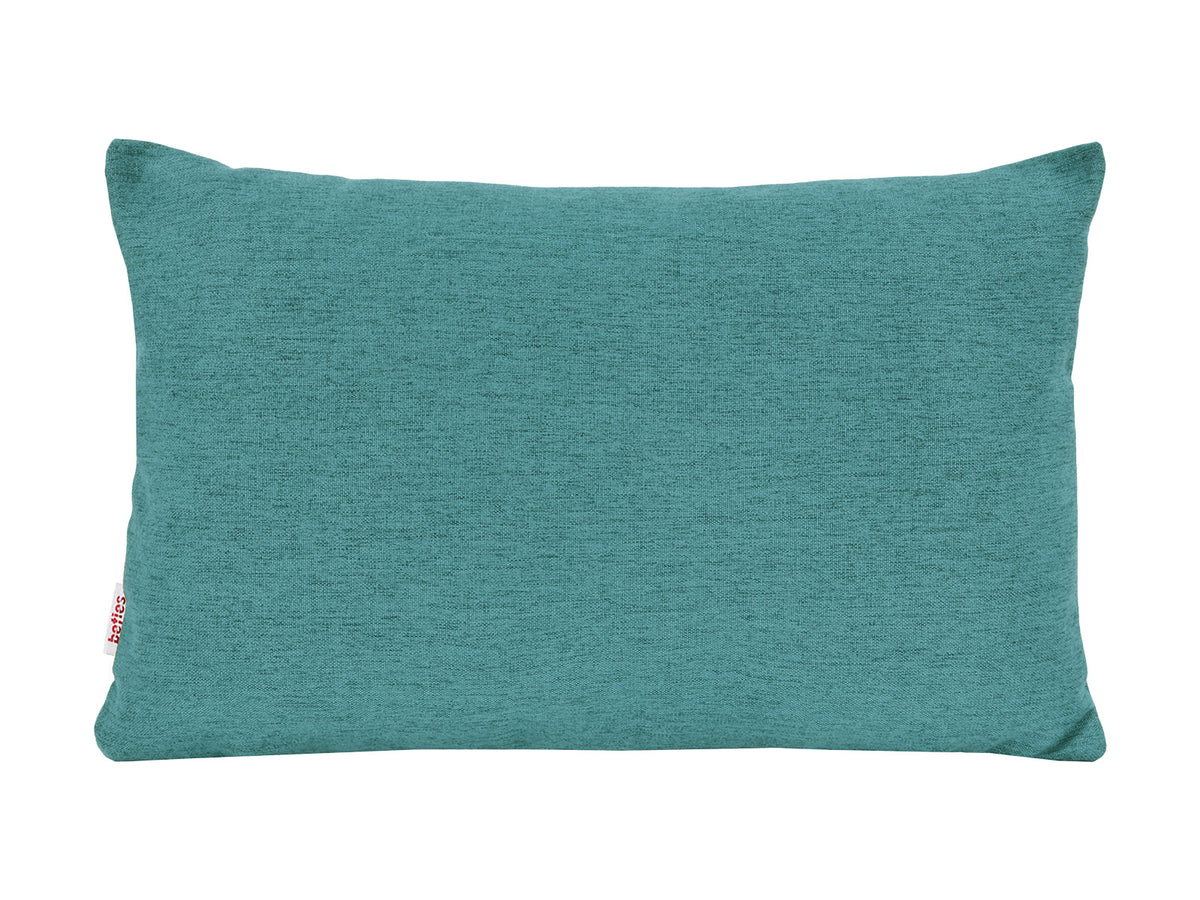 beties Wunschton Kissenhülle 40x60 cm Teal Petrol – vorderansicht, melierter Möbelstoff