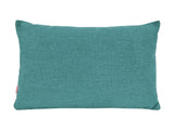 beties Wunschton Kissenhülle 40x60 cm Teal Petrol – vorderansicht, melierter Möbelstoff