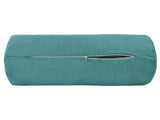  beties Wunschton XL Rollenhülle 25x70 cm Teal Petrol – geöffneter Reißverschluss, melierter Möbelstoff 