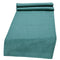 beties Wunschton XL Tischläufer 40x220 cm Teal Petrol – Vorderansicht, melierter Möbelstoff 