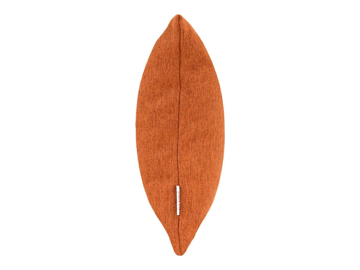  beties Wunschton Kissenhülle 25x35 cm Terracotta Orange – Seitenansicht, melierter Möbelstoff 