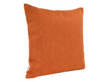  beties Wunschton Kissenhülle 40x40 cm Terracotta Orange – schrägansicht, melierter Möbelstoff 