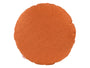  beties Wunschton Kissenhülle rund Ø50 cm Terracotta Orange – vorderansicht, melierter Möbelstoff 