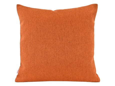  beties Wunschton Kissenhülle 50x50 cm Terracotta Orange – vorderansicht, melierter Möbelstoff 