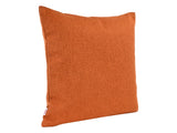 beties Wunschton Kissenhülle 60x60 cm Terracotta Orange – schrägansicht, melierter Möbelstoff 