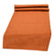  beties Wunschton XL Tischläufer 40x130 cm Terracotta Orange – Vorderansicht, melierter Möbelstoff 