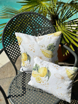 Hülle für Nackenrollen ca. 15x40 cm aus 100% Baumwolle - Zitronen-Designn Design "Italy Collection" beties