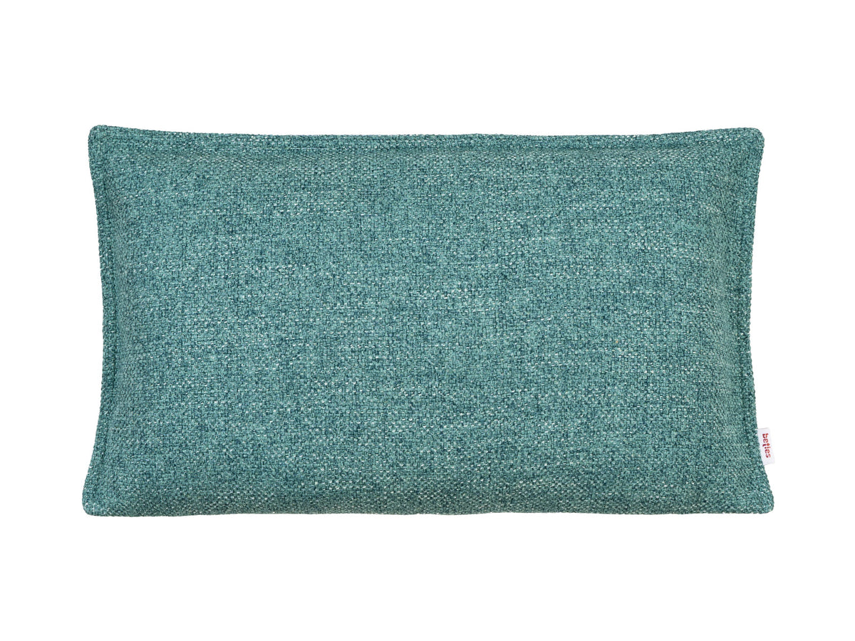 Kissenhülle 30x50 cm Bouclé ocean-petrol – Jeans-Doppelnaht | beties Boucle