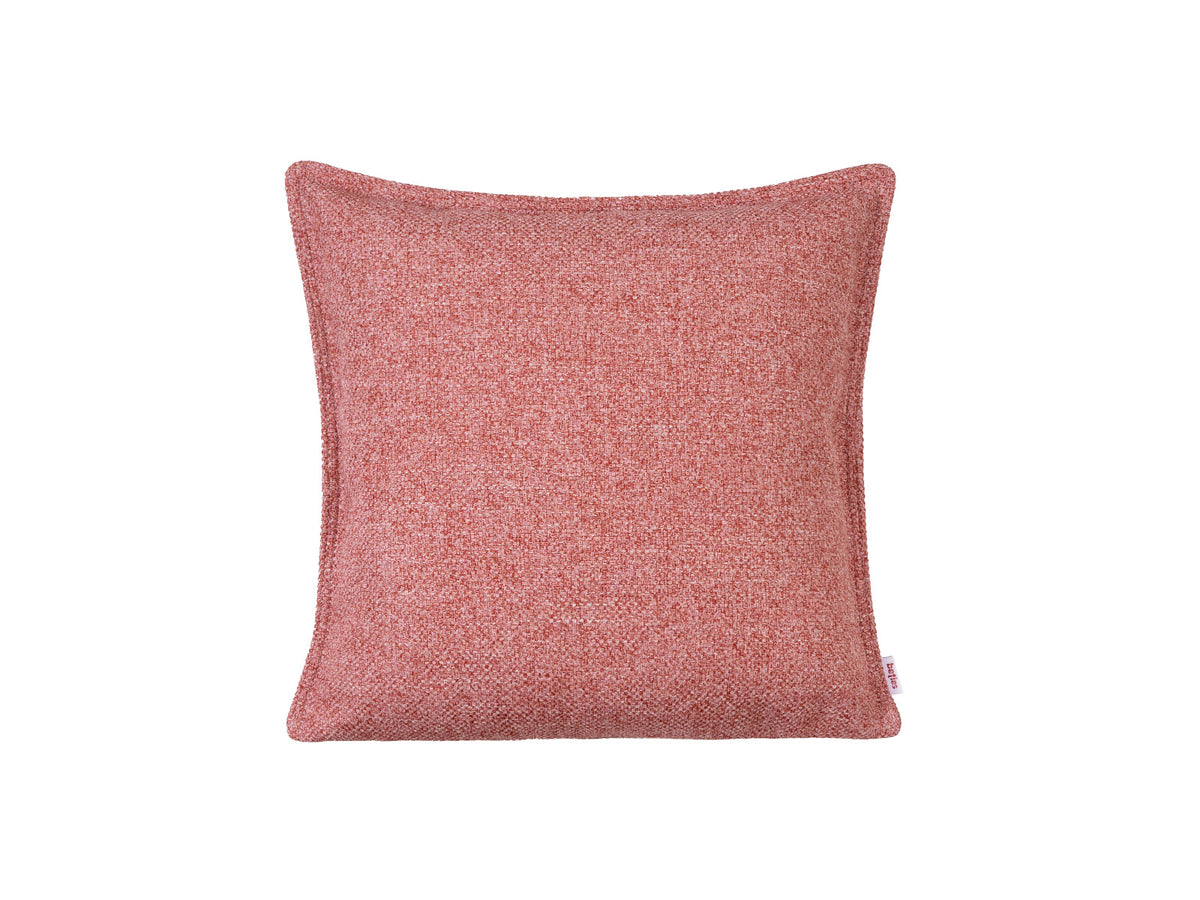 Kissenhülle 40x40 cm Bouclé cherry-rot – Jeans-Doppelnaht | beties Boucle