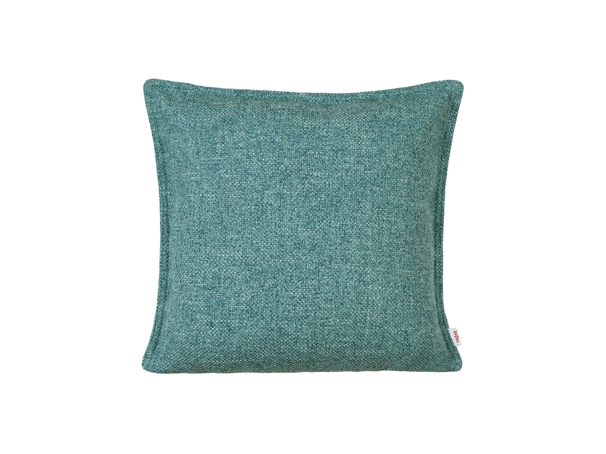 Kissenhülle 40x40 cm Bouclé ocean-petrol – Jeans-Doppelnaht | beties Boucle