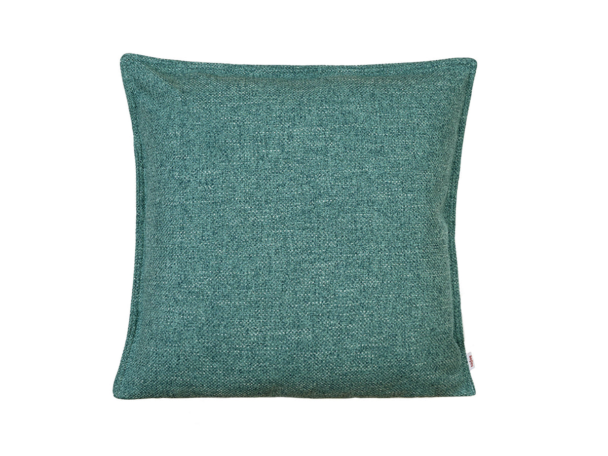 Kissenhülle 50x50 cm Bouclé ocean-petrol – Jeans-Doppelnaht | beties Boucle
