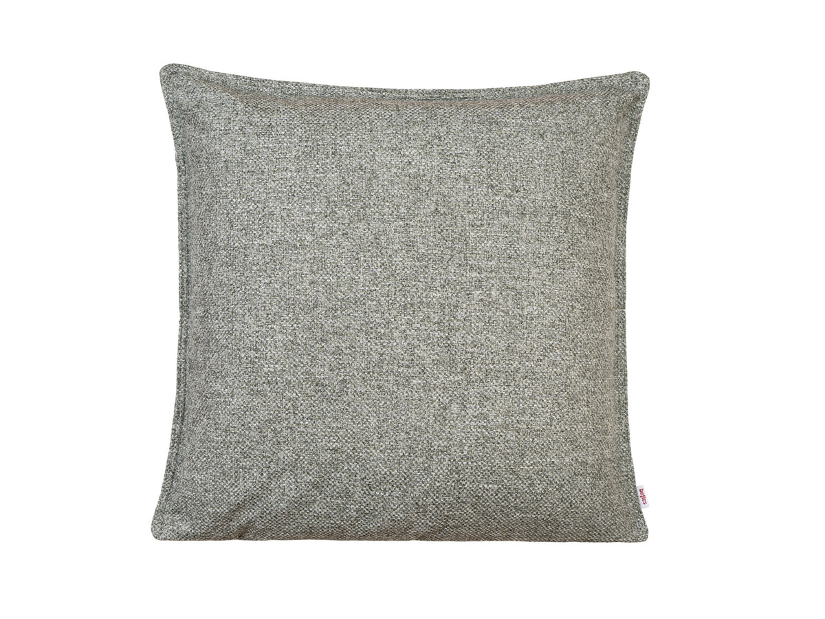 Kissenhülle 50x50 cm Bouclé steel-grau – Jeans-Doppelnaht | beties Boucle