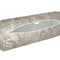 XL Rollen Hülle ca. 25x70 cm 100% Baumwolle linen-taupe beties "Epoche"