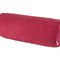 Nackenrollen Hülle ca. 15x40 cm himbeer-rot Chenille-Haptik beties „FarbTon" – Gesamtansicht 