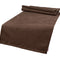  Tischlaeufer 40x140 cm kaffeebohne-braun Chenille-Haptik beties „FarbTon" – Tischwaesche Oeko-Tex 