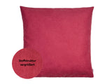 Kissenhülle himbeer-rot Chenille-Haptik beties "FarbTon"
