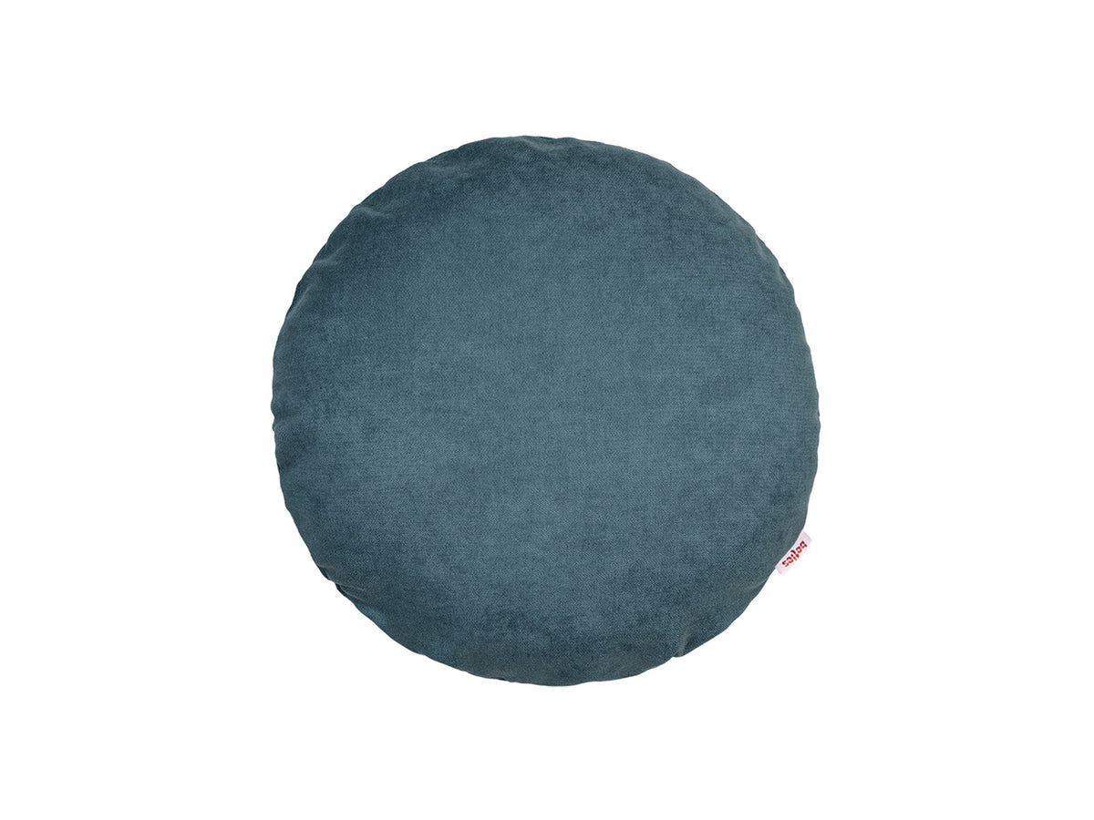 Kissenhülle rund ca. 40 cm Ø nordlicht-blau Chenille-Haptik beties „FarbTon"