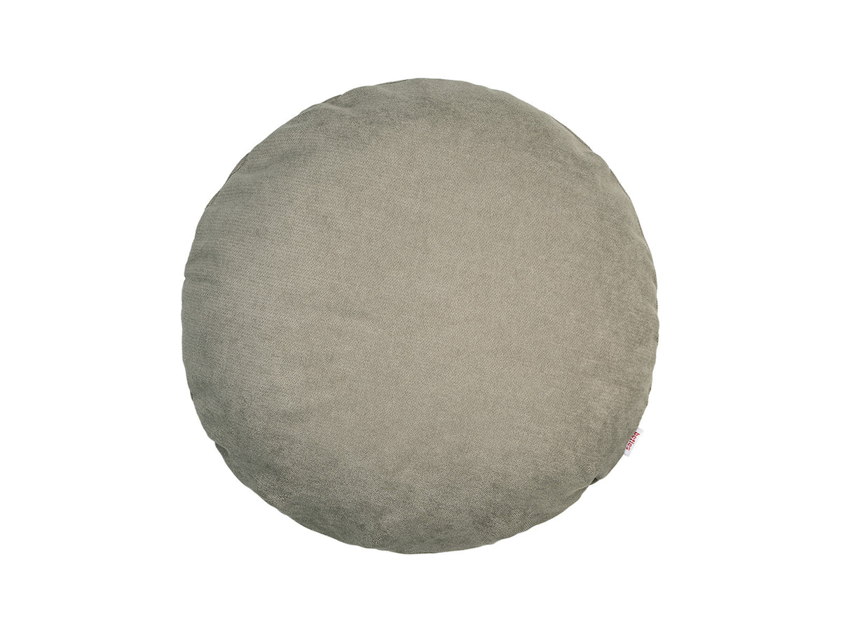Kissenhülle rund ca. 50 cm Ø greig-taupe Chenille-Haptik beties „FarbTon"