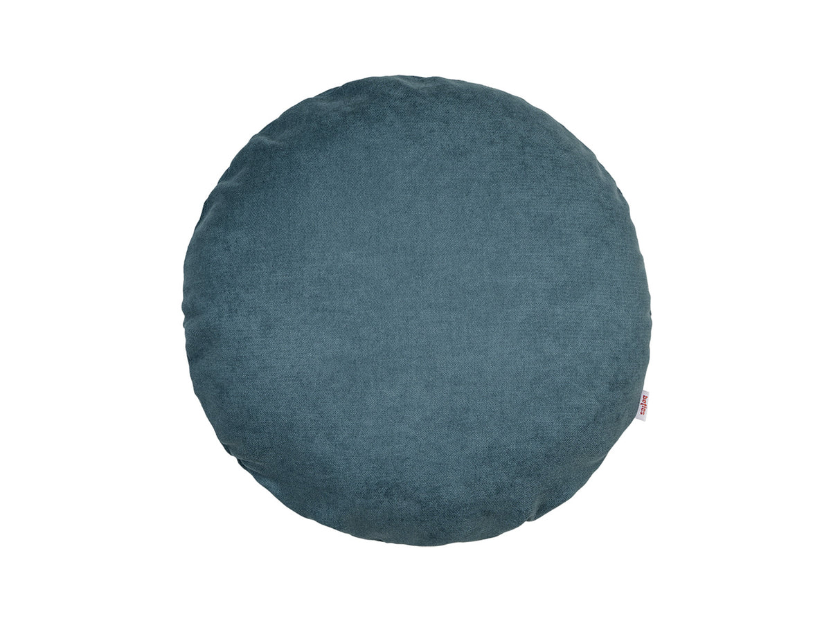 Kissenhülle rund ca. 50 cm Ø nordlicht-blau Chenille-Haptik beties „FarbTon"