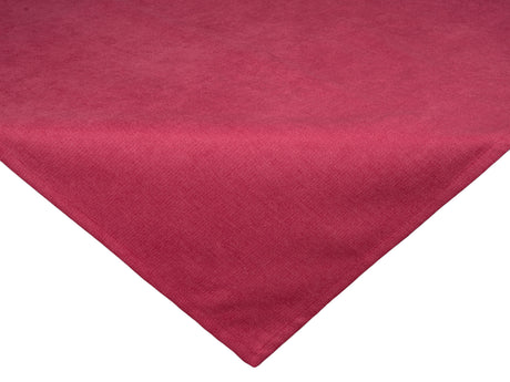  XS Mitteldecke 60x60 cm himbeer-rot Chenille-Haptik beties „FarbTon" 
