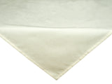  XS Mitteldecke 60x60 cm sahne-weiß Chenille-Haptik beties „FarbTon" 