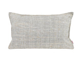  beties Freiluft Melange Outdoor-Kissenhülle 30x50 cm Beige Frontansicht – wetterfest für Garten und Balkon 