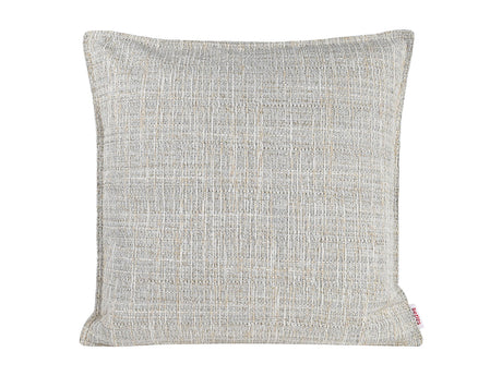  beties Freiluft Melange Outdoor-Kissenhülle 40x40 cm Beige Frontansicht – wetterfeste Kissenhülle für Balkon 