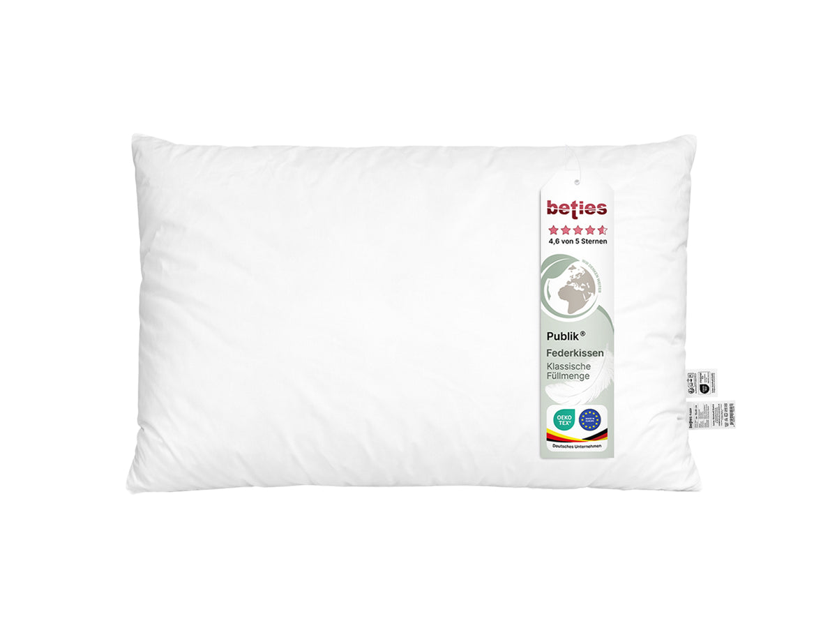 beties Publik Federkissen Fuellkissen 30x50 cm – tikett