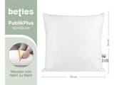  beties Publikplus Federkissen Fuellkissen 50x50 cm Masszeichnung mit Breite und Hoehe 