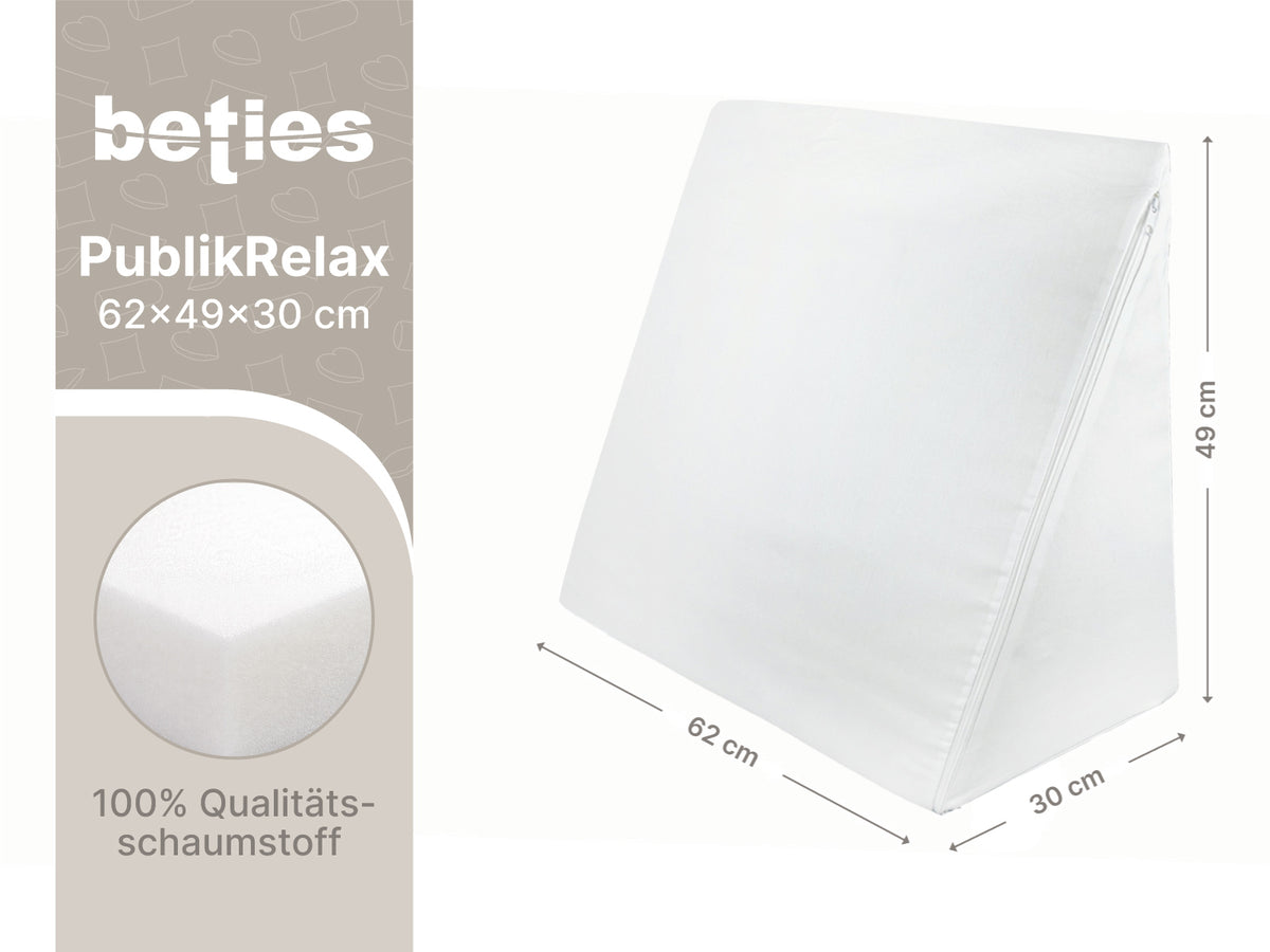 beties Publikrelax Keilkissen – masse und Abmessungen im Ueberblick 