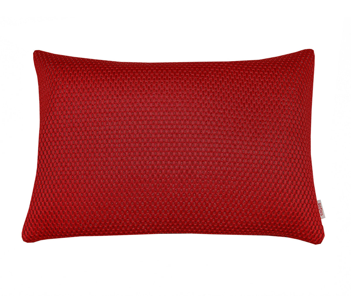 Reise-Kissenhülle 25x40 cm 3D-Waben beat-rot – 550 g/m² | beties Rhythm