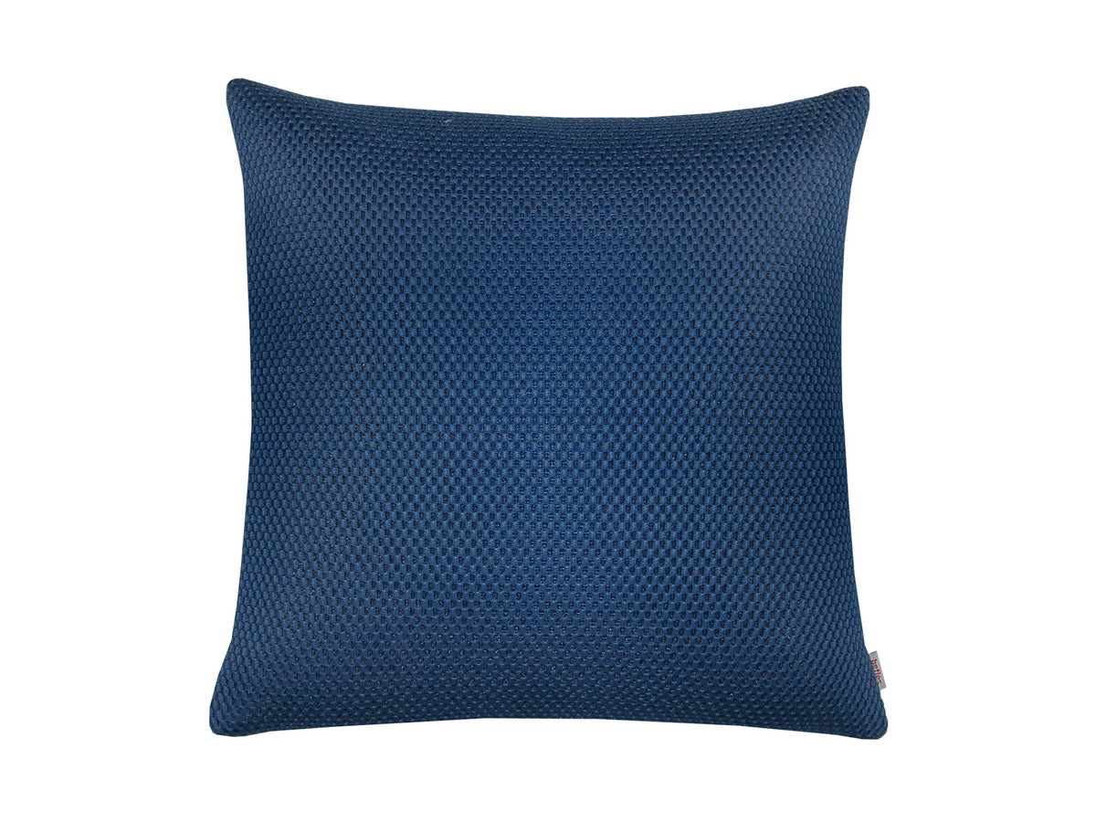 Kissenhülle 50x50 cm 3D-Waben wave-blau – 550 g/m² | beties Rhythm